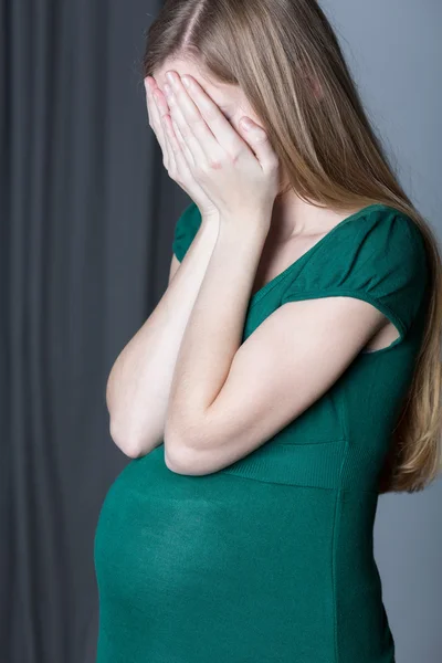 No puedo manejar esto. — Foto de Stock