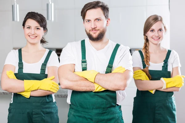 Kijk uit! Wij zijn dirtbusters! — Stockfoto