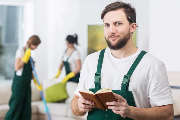 My plan for today is to clean — Stock Photo, Image