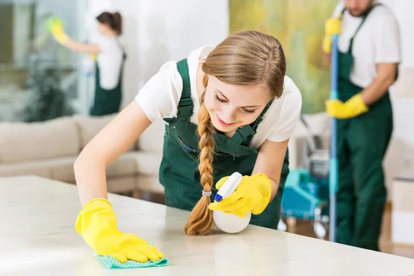 Sauberes Zuhause ist ein glückliches Zuhause — Stockfoto