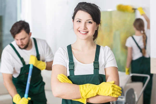 Schoon huis maakt me smile — Stockfoto