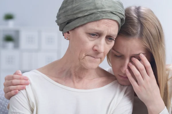 No sé si puedo luchar contra este cáncer. —  Fotos de Stock