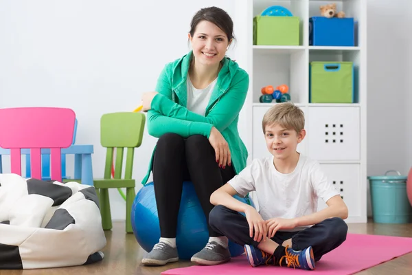 Estamos entrenando juntos para la salud — Foto de Stock