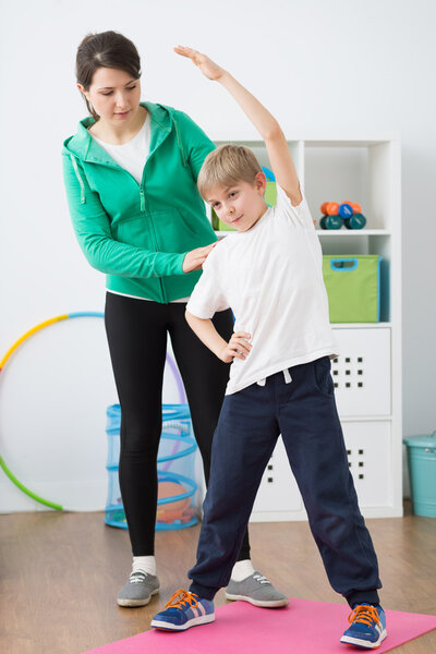 I like workout with my physiotherapist