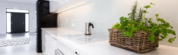 Stylish kitchen in new house — Stock Photo, Image