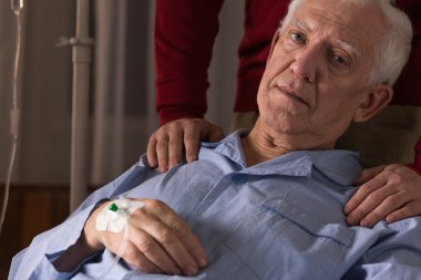 Terminal hasta üzerinde bir damla