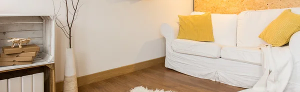Rahat kanepe geri kalanı için ideal — Stok fotoğraf