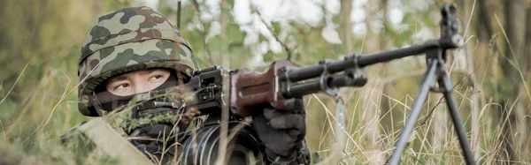 Campo de manobras militares — Fotografia de Stock