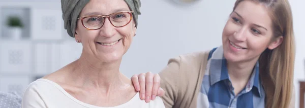 Cancer kan inte döda vår kärlek — Stockfoto