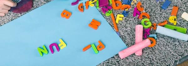 Let's play in alfabet! — Stockfoto
