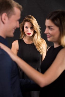 Kıskançlık metresi ve adam 