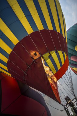 Sıcak hava balonu kadar üfleme