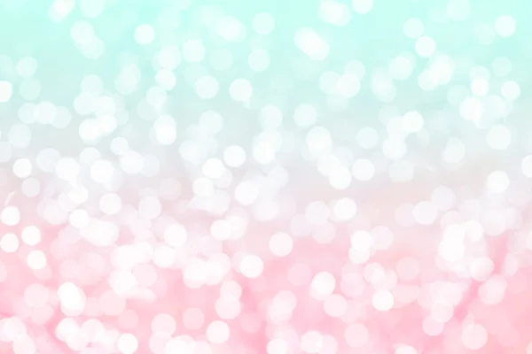 Barevné pozadí s přirozený bokeh textury a rozostřeného světélek. Tyrkysové a růžové textury s pozadím s blikajícími světly. Ročník a pastelové barvy — Stock fotografie
