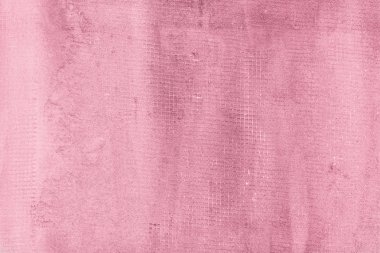 Kırık çimento duvar, beton dokulu arka plan. Pembe, bağırsak ve pembe renkler