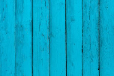 Doğal ahşap mavi panoları, duvar veya çit ile deniz mili. Boyalı ahşap dikey plakalar. Dokulu arka plan, şablon boş