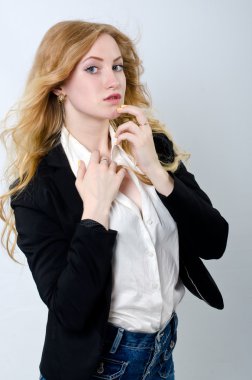 bir ceket, bir kız portresi