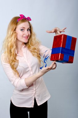 Yetenekli bir kızın portresi.