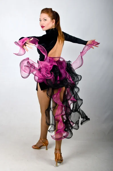 Девушка в карнавальном костюме — стоковое фото