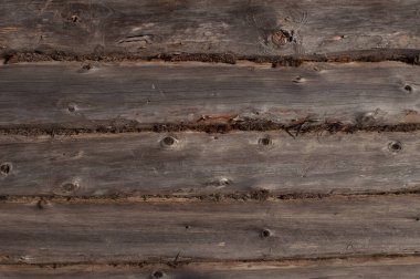 Tahtalardan yapılmış ahşap yapı