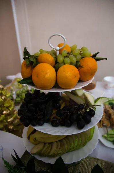Decoração Festiva Frutos — Fotografia de Stock