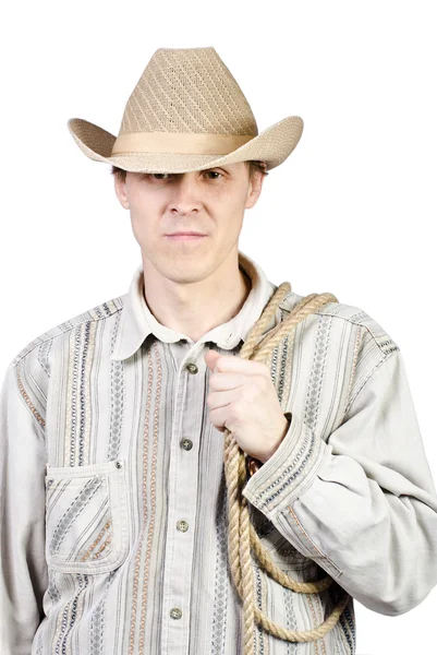 The man in the cap — Stock Photo, Image