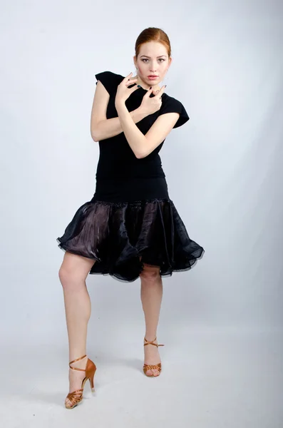 Girl in dance — Stock Photo, Image