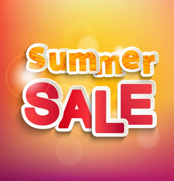 Summer Sale  design — Stock Vector