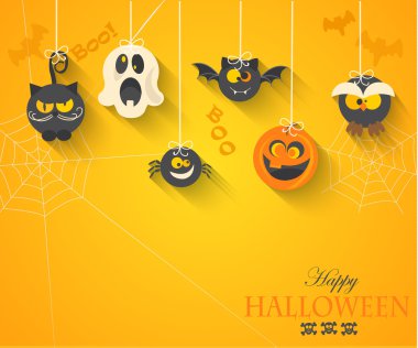 Halloween parti gecesi için poster