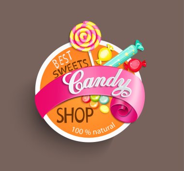 candy shop label
