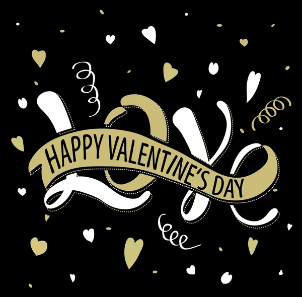 Liefde - Happy Valentine's day — Stockvector