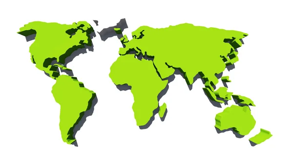 Mapa świata — Zdjęcie stockowe