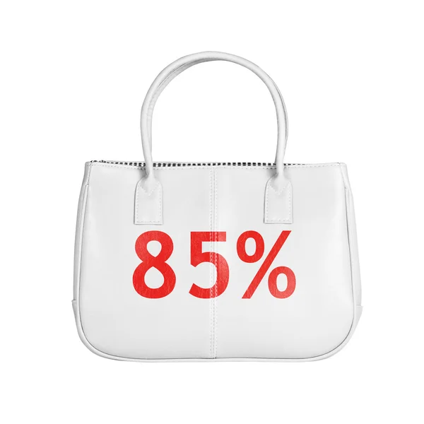Продаж елемента дизайну сумки ізольовані на білому — стокове фото