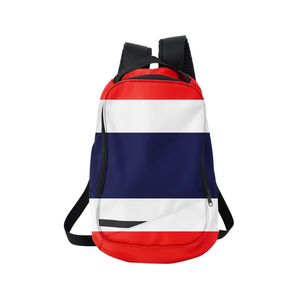 Thailand flag backpack isolated on white — Stock Photo, Image