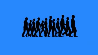 İnsanlar siluetleri