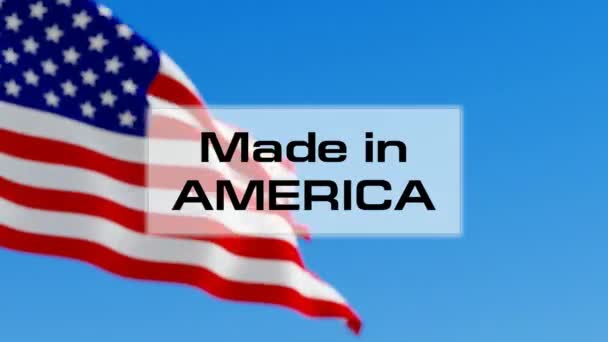 Made in America — Stock Video