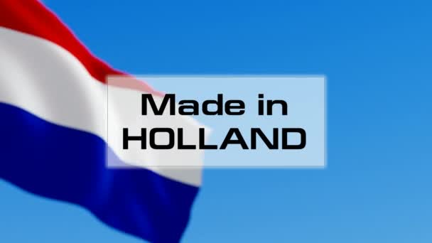 Fabriqué aux Pays-Bas