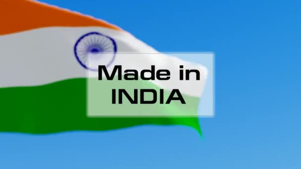 Made in India — Stock Video
