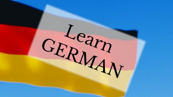 Aprender alemán — Vídeo de stock