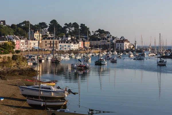 Porto di Sauzon a Belle Ile in Francia — Foto Stock