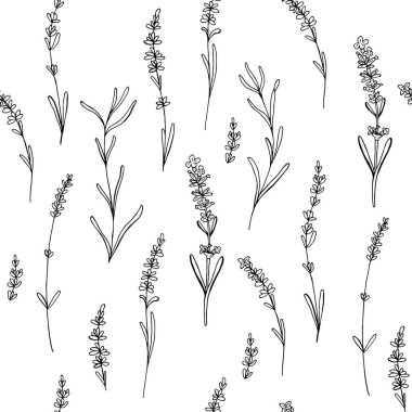 Lavanta desenli renklendirme