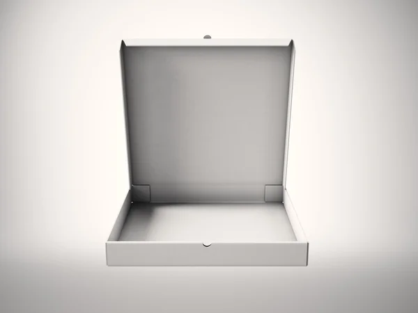 Caja de pizza abierta — Foto de Stock