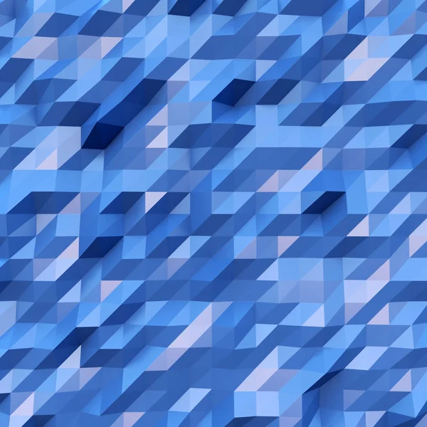 Foto eines hochdetaillierten mehrfarbigen Polygons. blauer geometrischer Stil niedriger Polygone. Grafischer Hintergrund mit abstraktem Verlauf. Platz. 3D-Darstellung — Stockfoto
