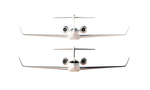 Фото: Gensy Luxury Genesis Design Private Airplane Model Утепленный макет на белом фоне. Фотография деловых поездок. Горизонтально. 3D рендеринг . — стоковое фото