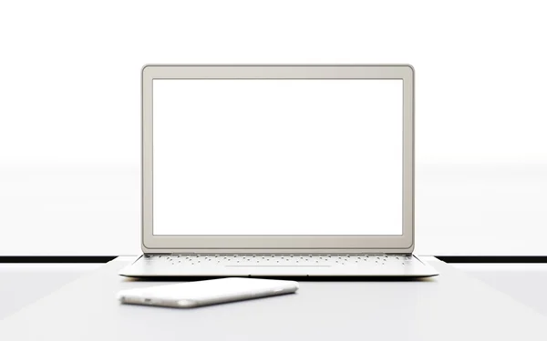 Modern Laptop skärm — Stockfoto