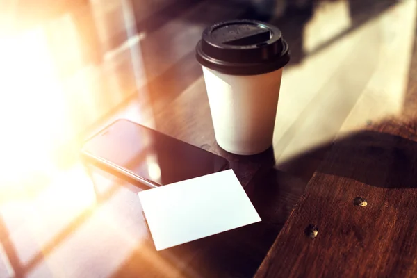 White Business Card — Stock Photo, Image