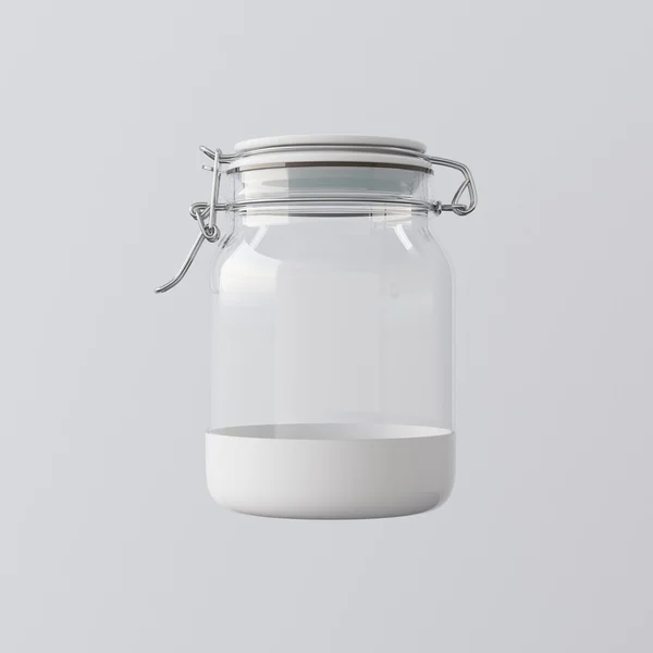 White Glass Jar Stock Photo by ©kantver 122503658