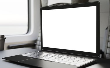 Modern boş Laptop Ekranı