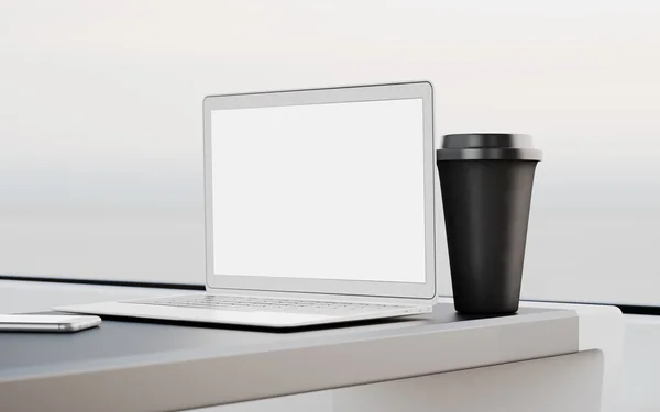 Modern Laptop Screen — Stock Photo, Image