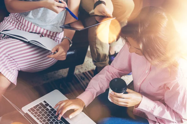 Coworkers Meeting Comunicazione — Foto Stock