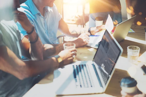 Teamwork-Brainstorming-Treffen — Stockfoto